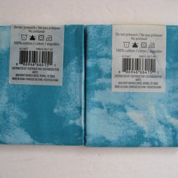 6 Loops and Threads Fabric Sheets 21" x 18" Blue Zig Zag, Whales, Polka Dots - Picture 8 of 10